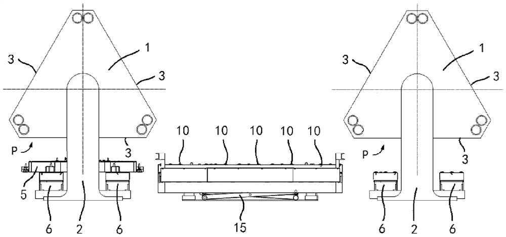 Rotating battery compartment, charging and swapping system, battery operating platform and position adjustment method