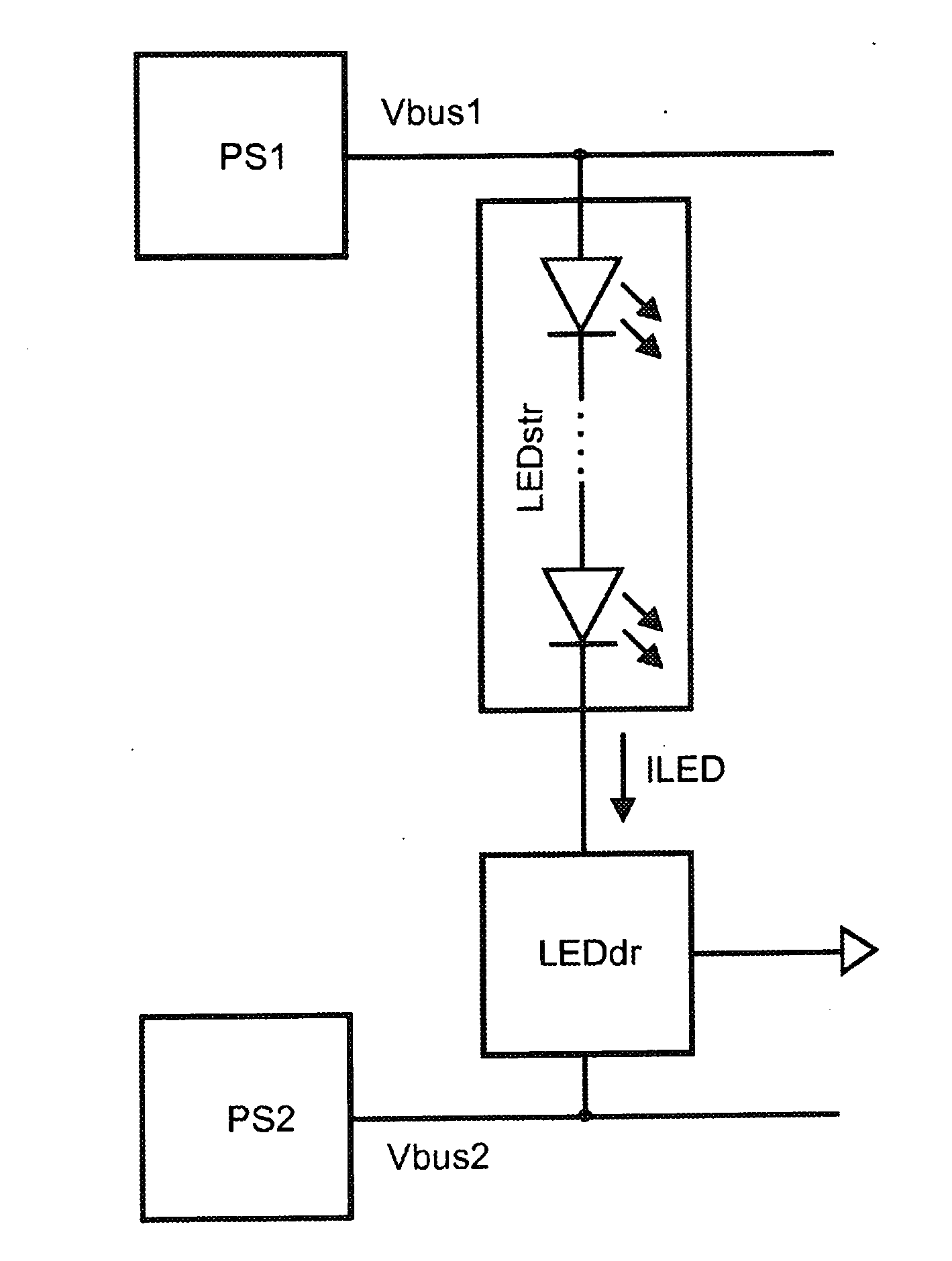Solid state lighting system and a driver integrated circuit for driving light emitting semiconductor devices