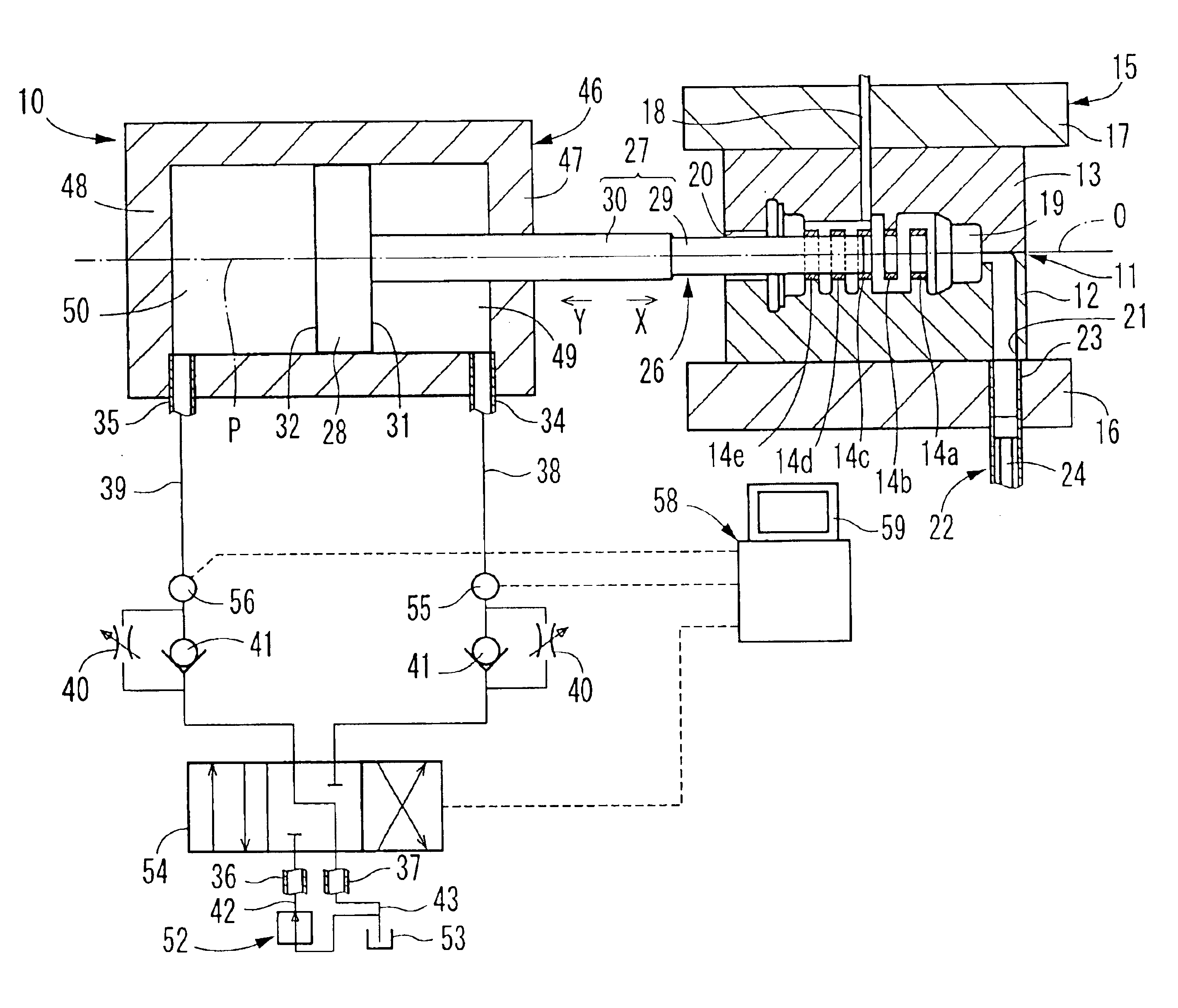Apparatus and method for manufacturing die-cast product