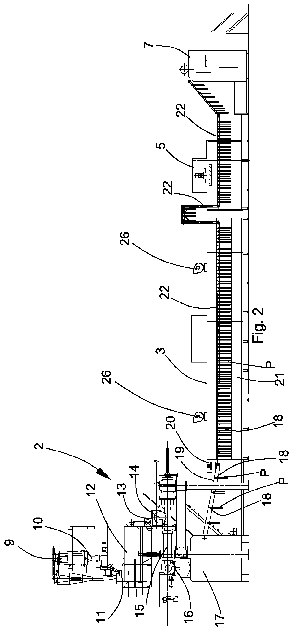 Apparatus and method for producing dry pasta