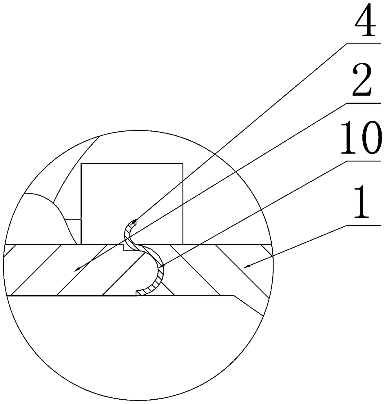 Adjustable splash-proof pot cover