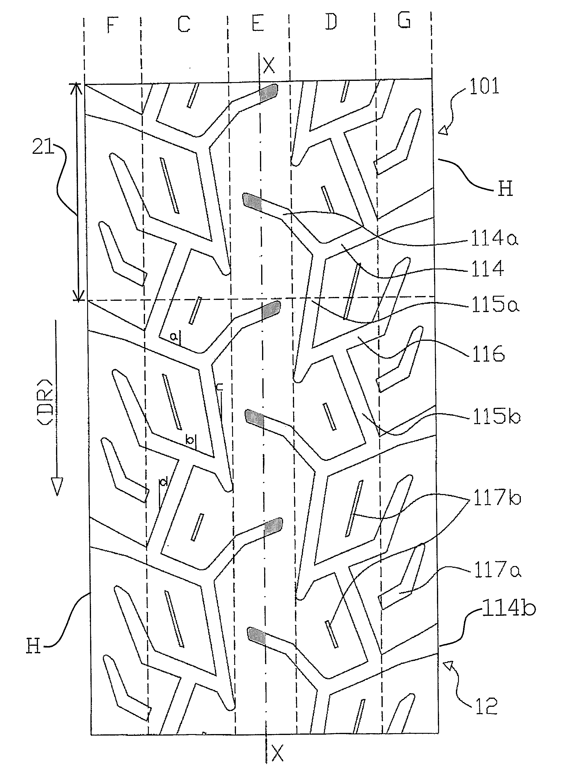 Motorcycle tires and method to improve performance and wear resistance of motorcycle tires