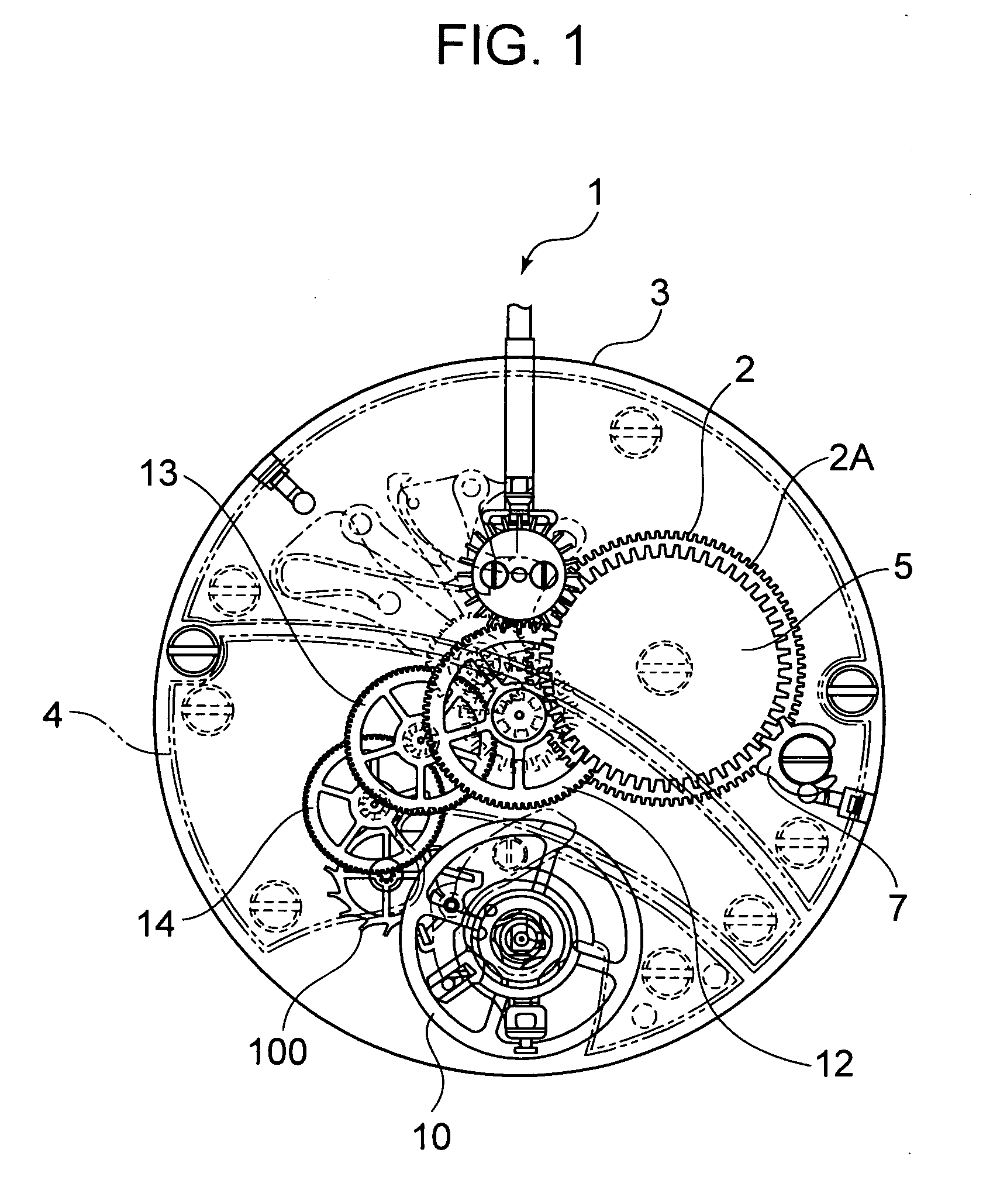 Sliding component and timepiece