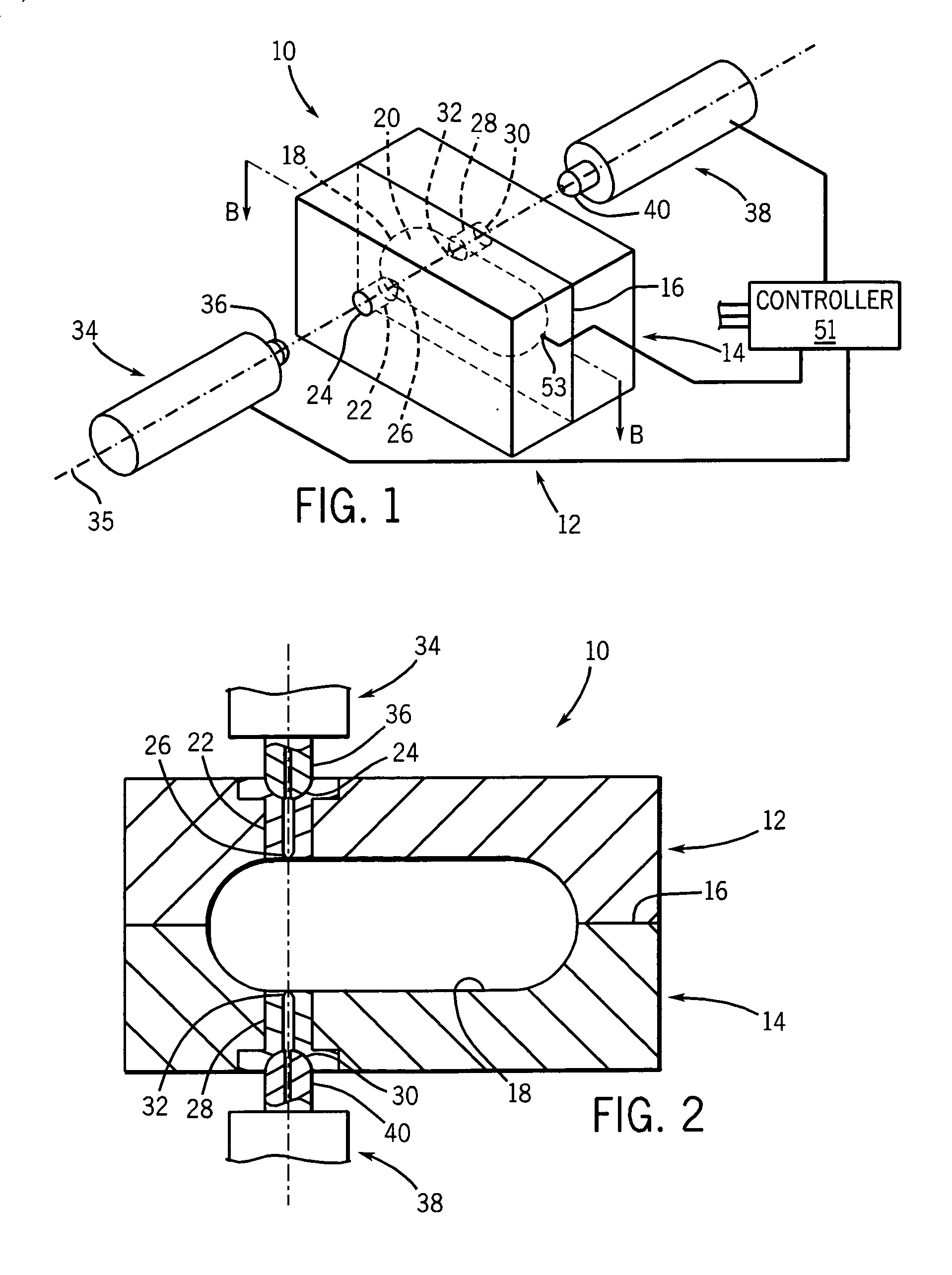 Sandwich molding system with independent runner passages