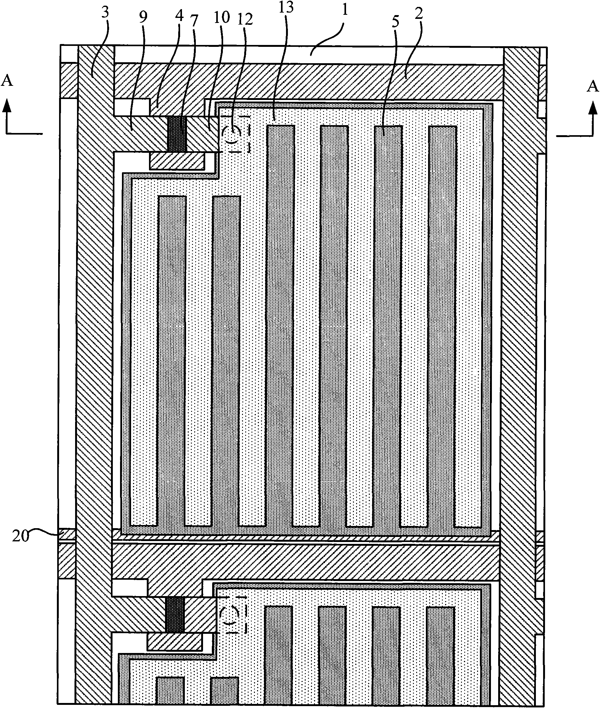 Array substrate, manufacturing method thereof and wide-viewing angle liquid crystal display