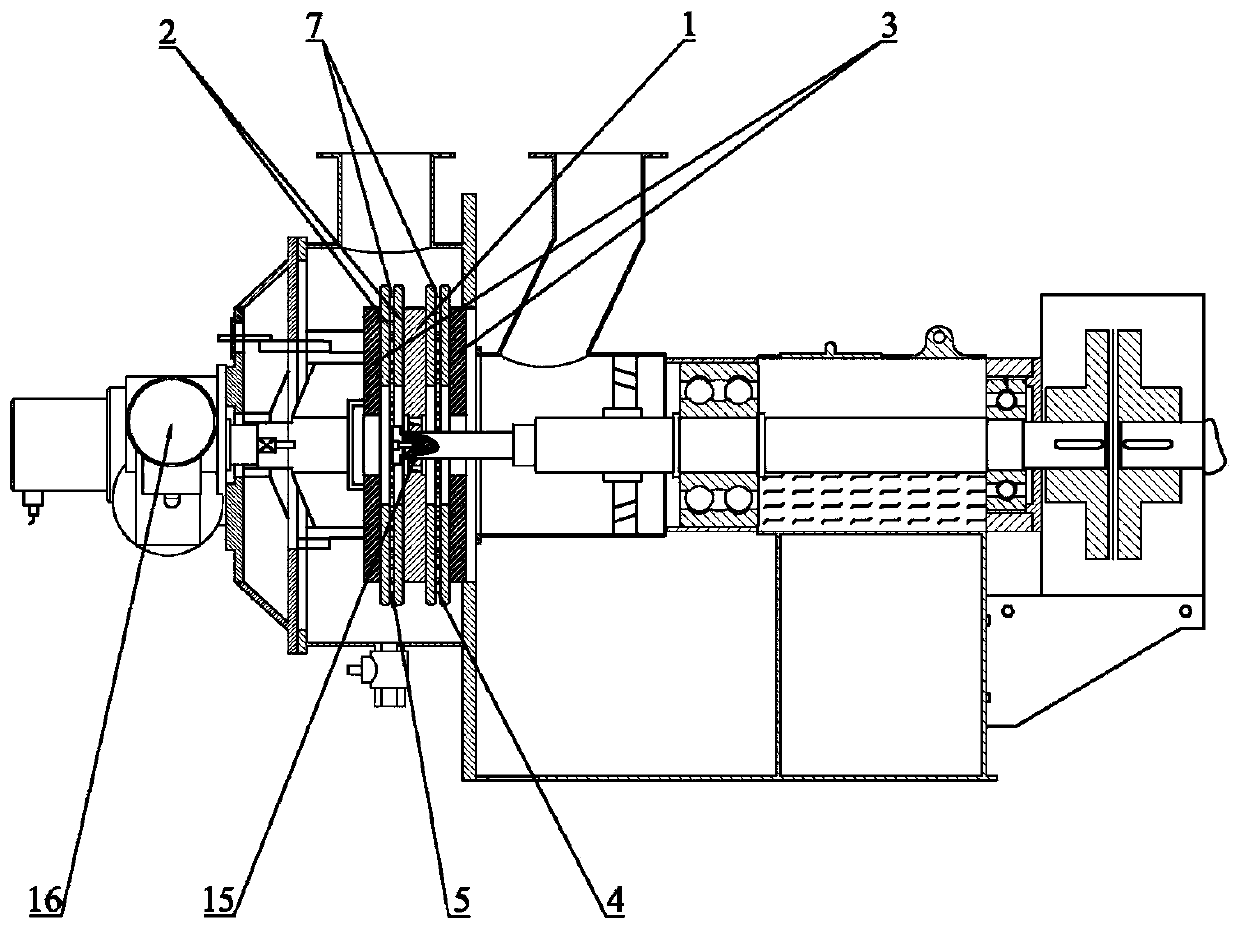 Pulping machine millstone, pulping machine, rotor and pulping machine