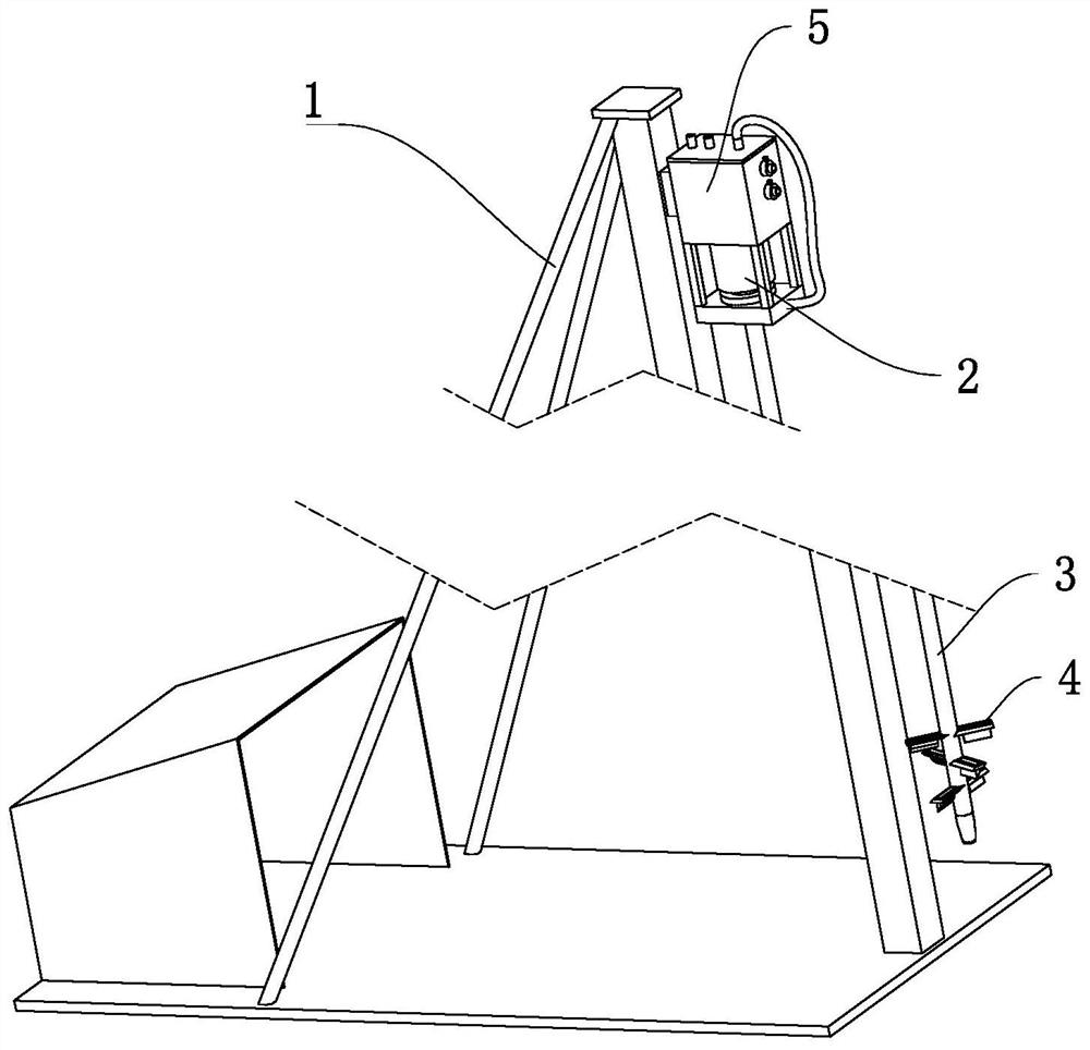 Self-pressurization drilling and slurry-making integrated deep mixing pile machine and construction method