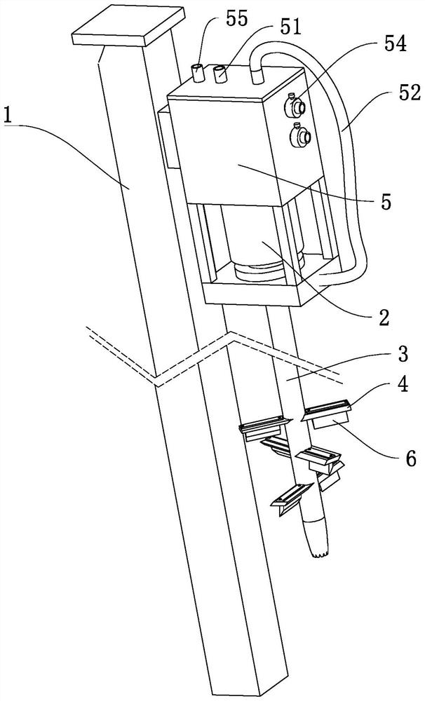 Self-pressurization drilling and slurry-making integrated deep mixing pile machine and construction method