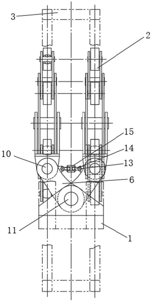 Automatic balancing system for internal centering of large rotating moving parts