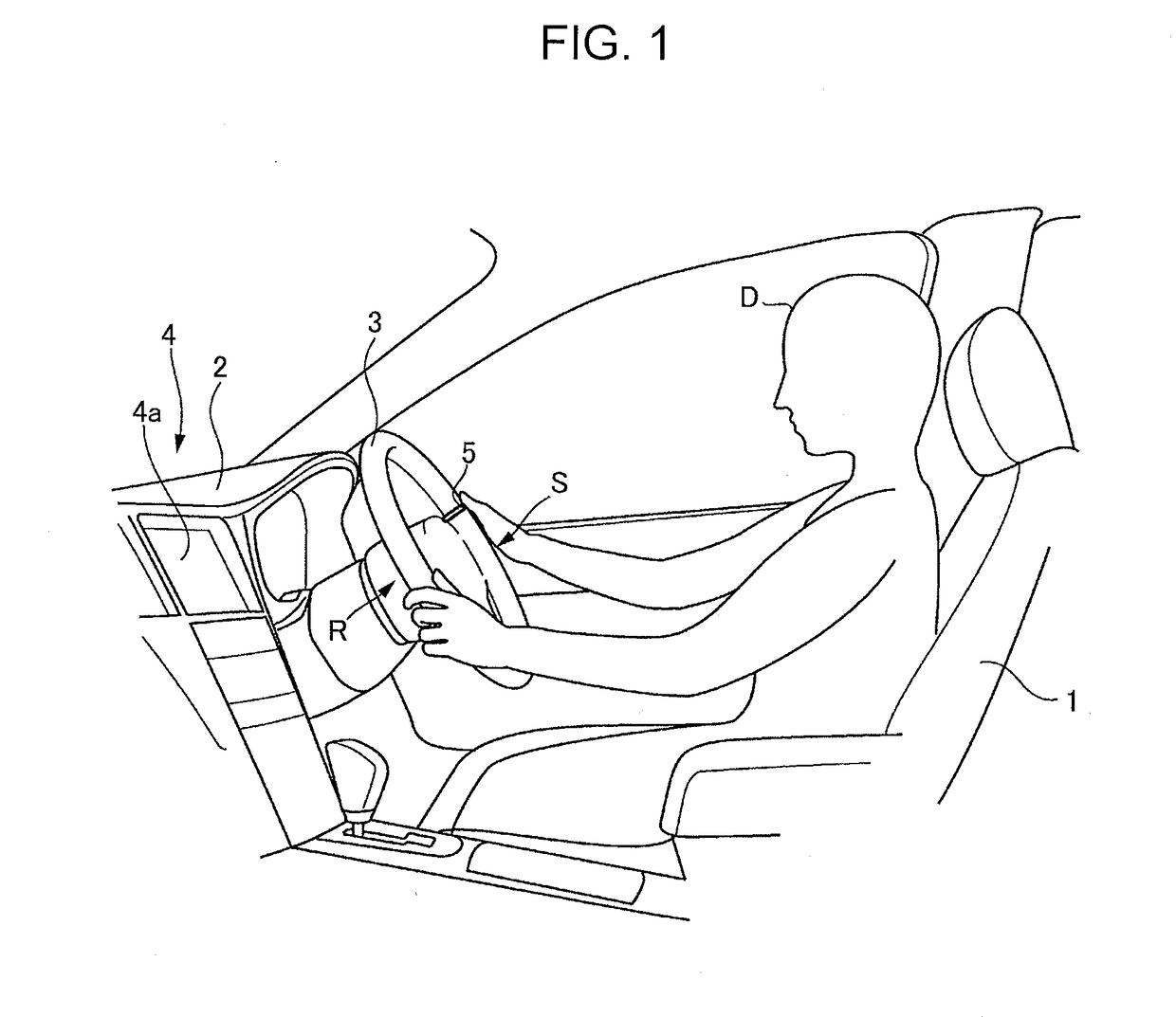 Apparatus for operating device upon steering