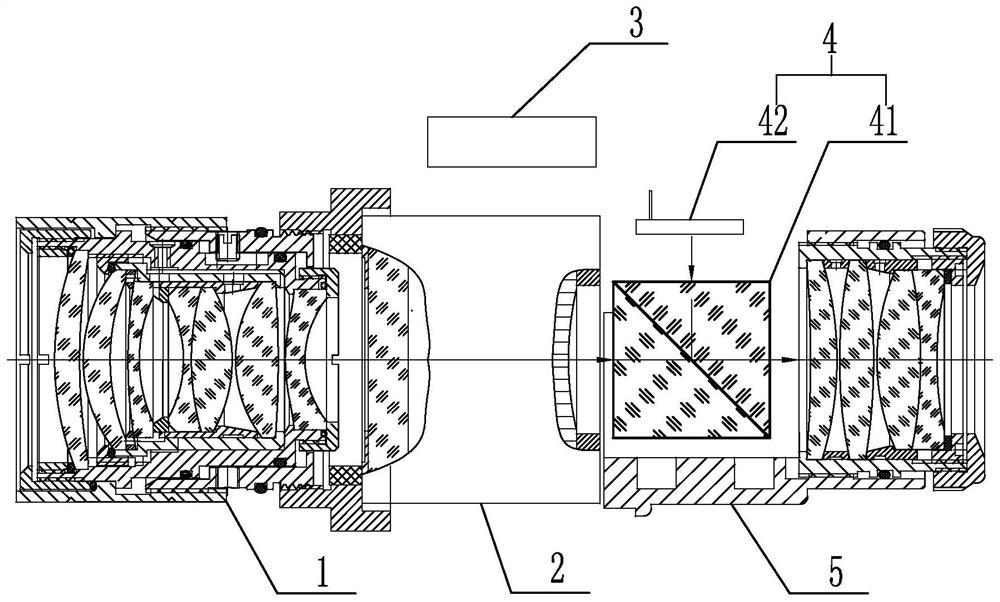 Low-light night vision device fusing image and electronic data