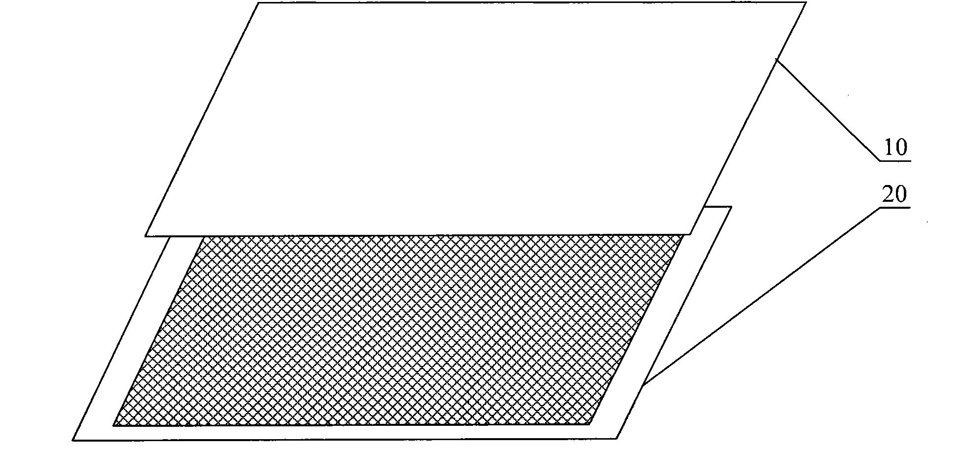 Motherboard and substrate of LCD (Liquid Crystal Display) panel and manufacture method of substrate