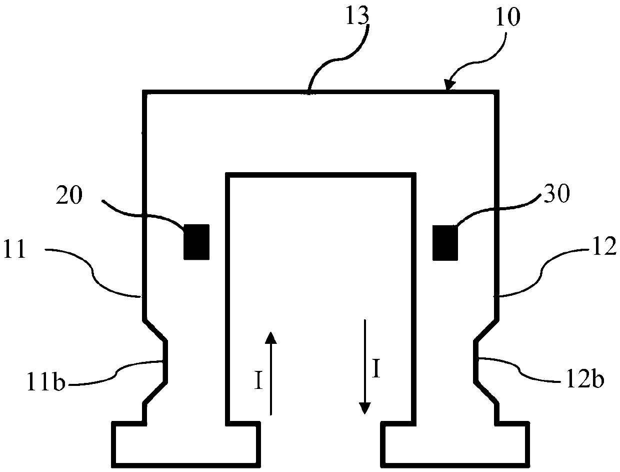 Single-chip current sensor