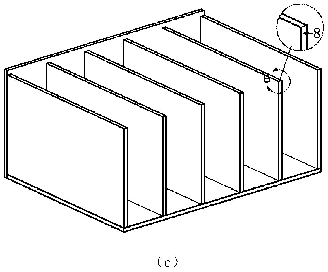 Power battery pack based on foamed aluminum material and pouch battery