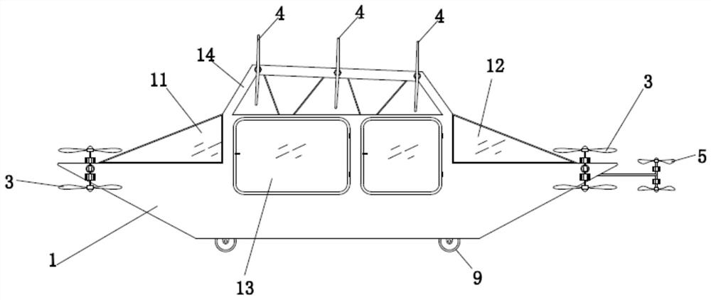 Co-rotating vertical take-off and landing membrane wing aircraft