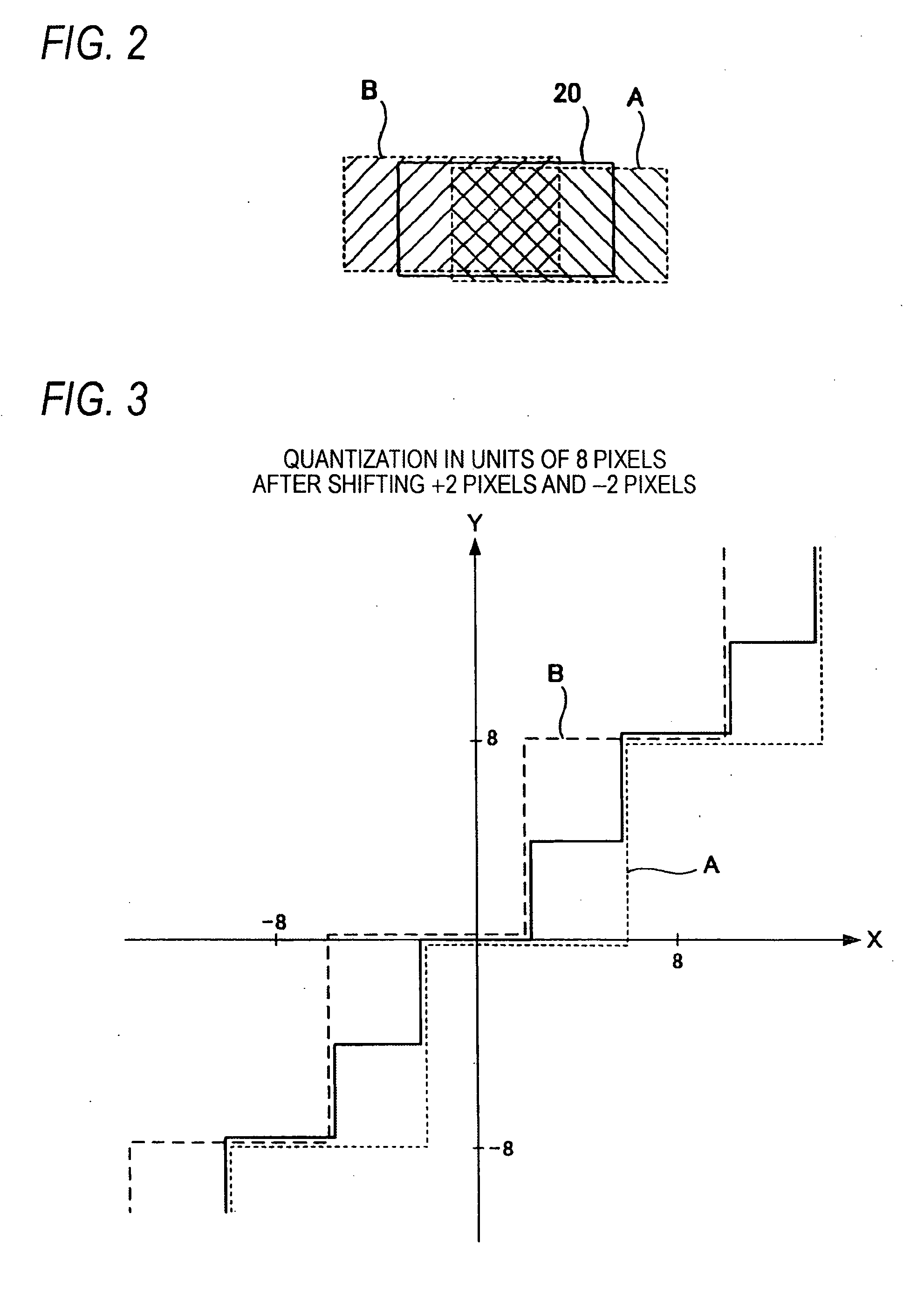 Method and device for calculating motion vector between two images and program of calculating motion vector between two images