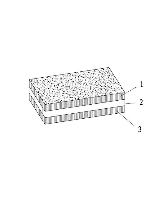 Glued bamboo board and preparation method thereof