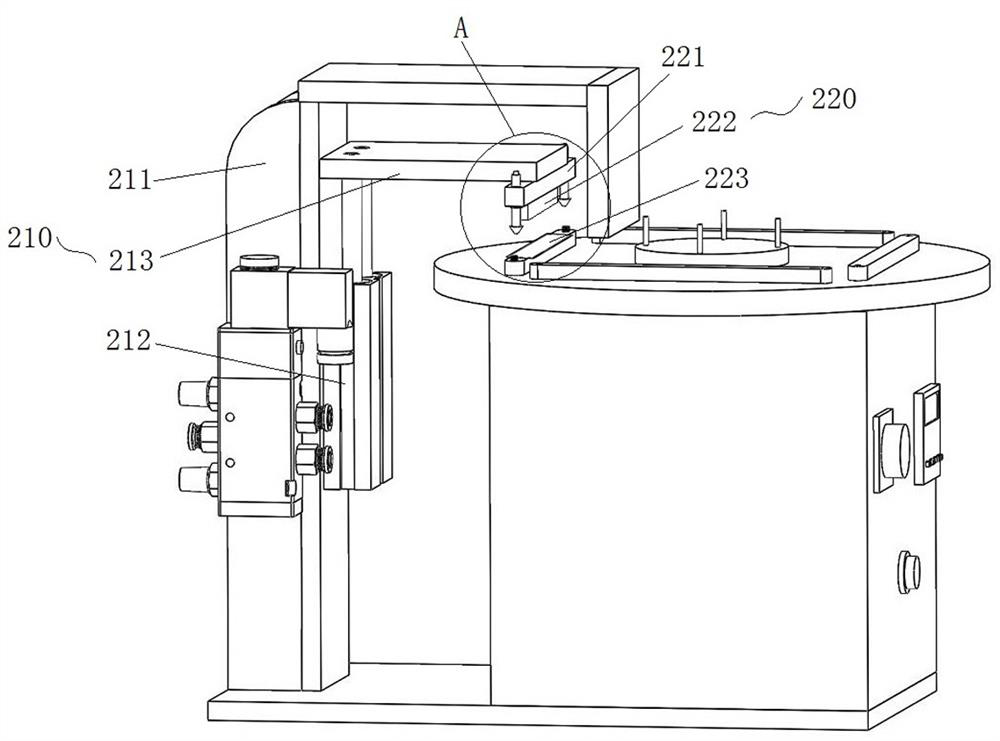 Rotary battery automatic packaging heat sealing machine and packaging method