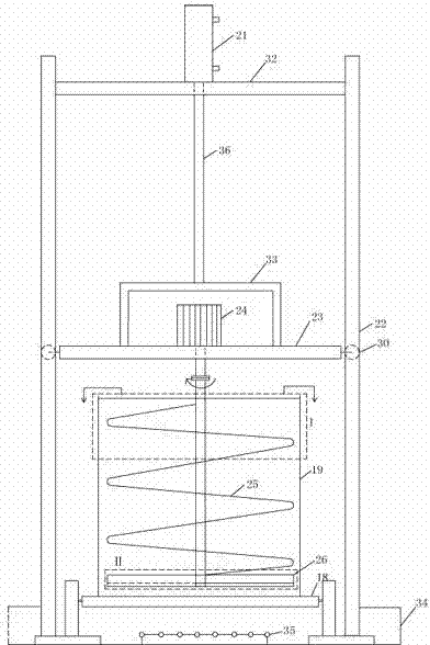Method for breaking barrel to make barreled solidified waste oil go out