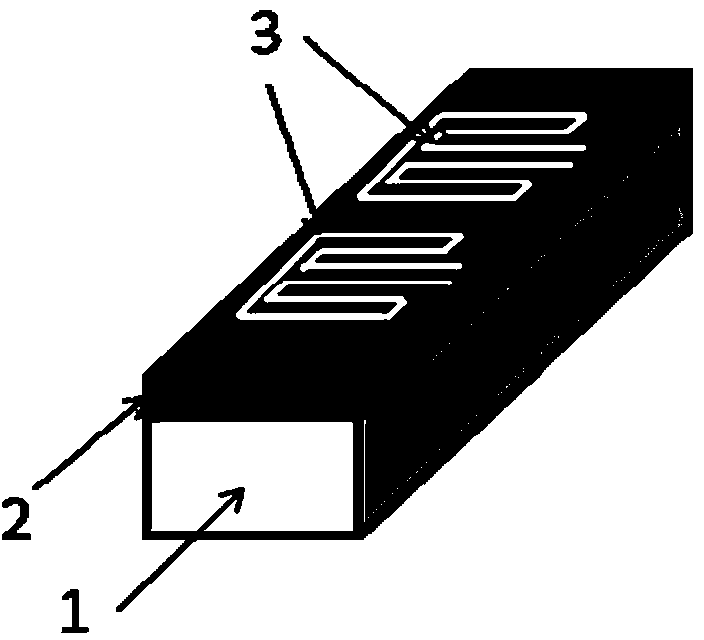 Metal electrode patch production method