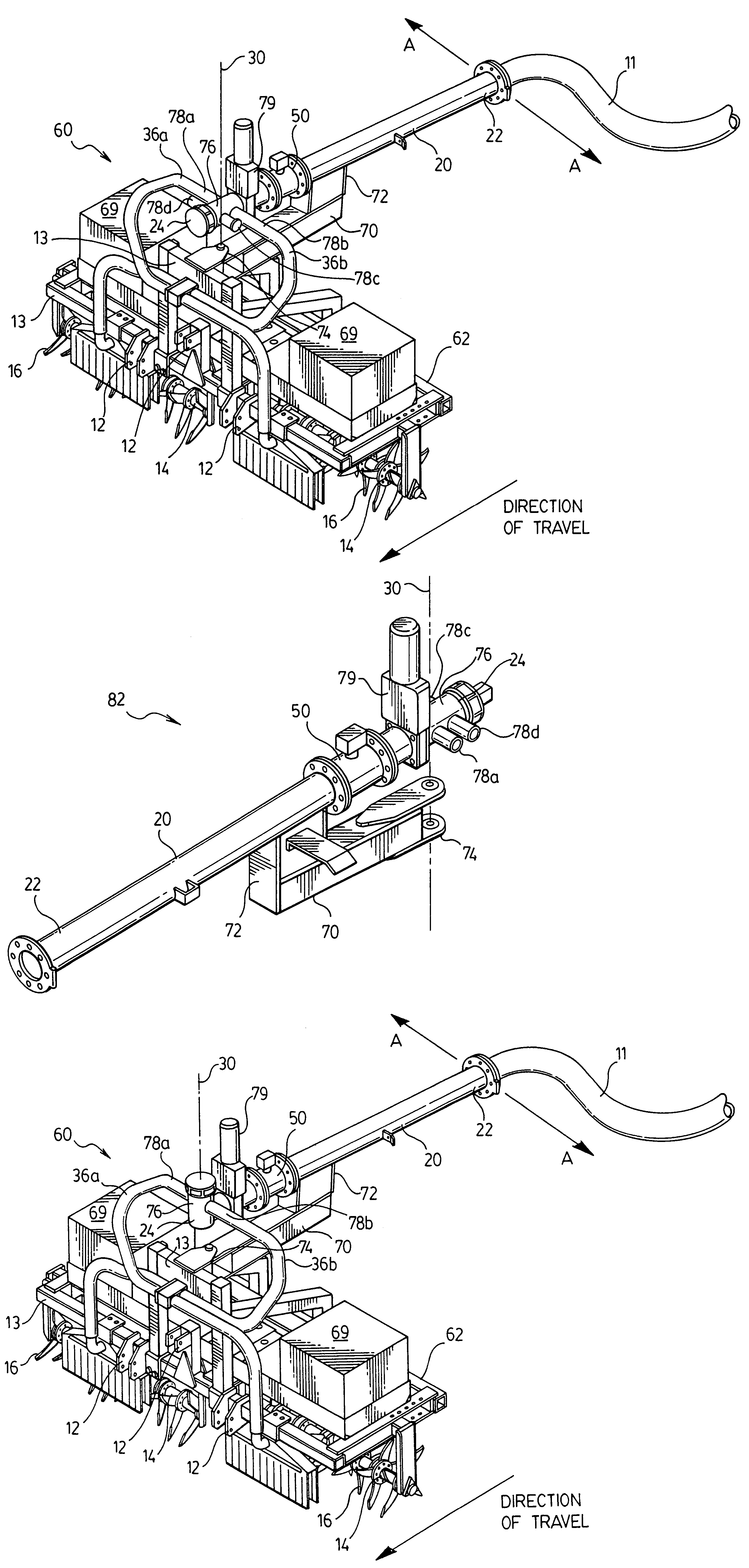 Apparatus for application of liquids or liquid-solid dispersions to soil, and a kit to adapt soil aeration or tillage devices to further supply liquids or liquid-solid dispersions to soil