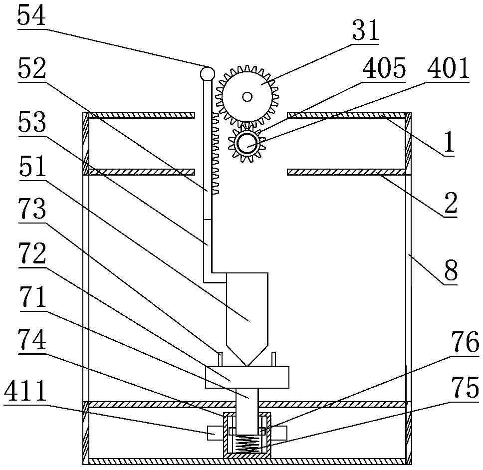 Fruit enucleating and paring device