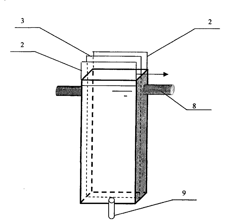 Electrochemical method for removing nitrate from drinking water source