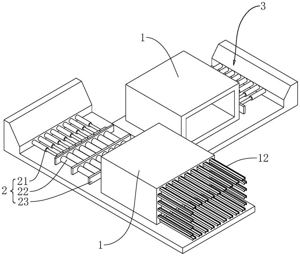 Framework box culvert jacking structure of underneath passing railway and construction method of frame box culvert jacking structure