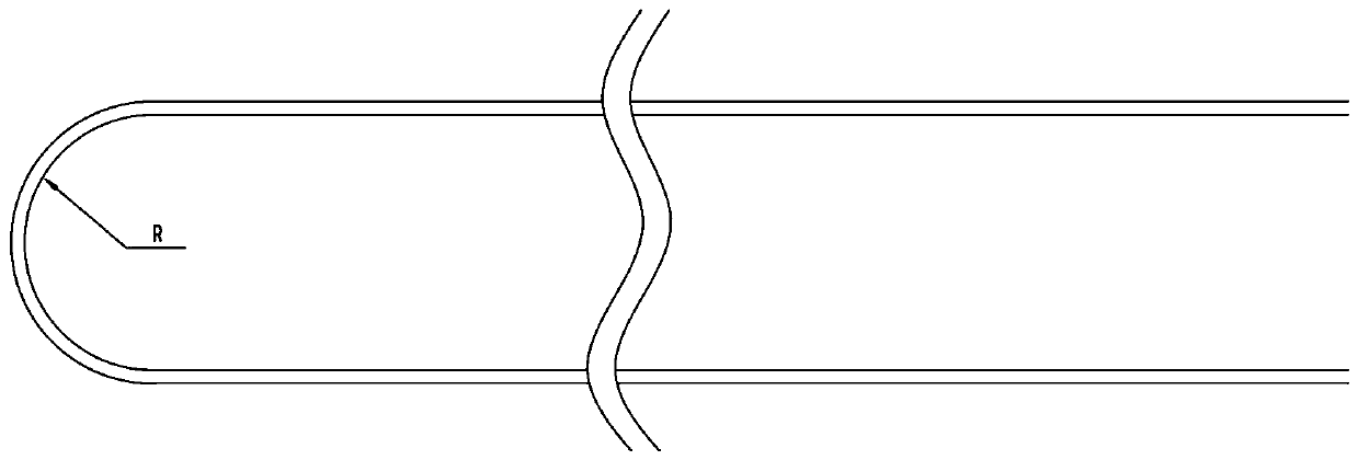 Machining process of U-shaped seamless stainless steel tube and stainless steel tube