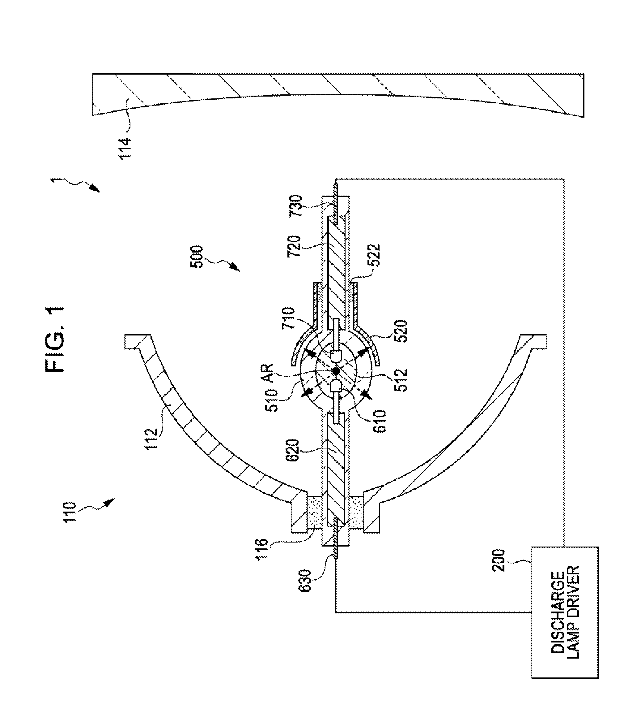 Light source apparatus, discharge lamp driving method, and projector