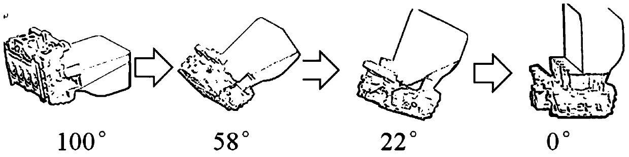 Method for preparing aluminum alloy engine cylinder cover by using tilted pouring process