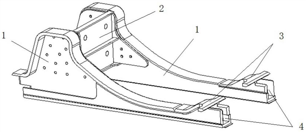 Traction beams and rail vehicles