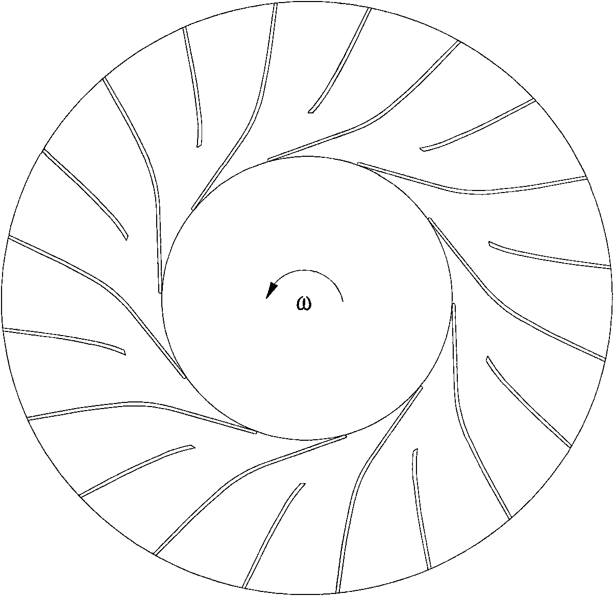 Secondary splitter blade type centrifugal impeller