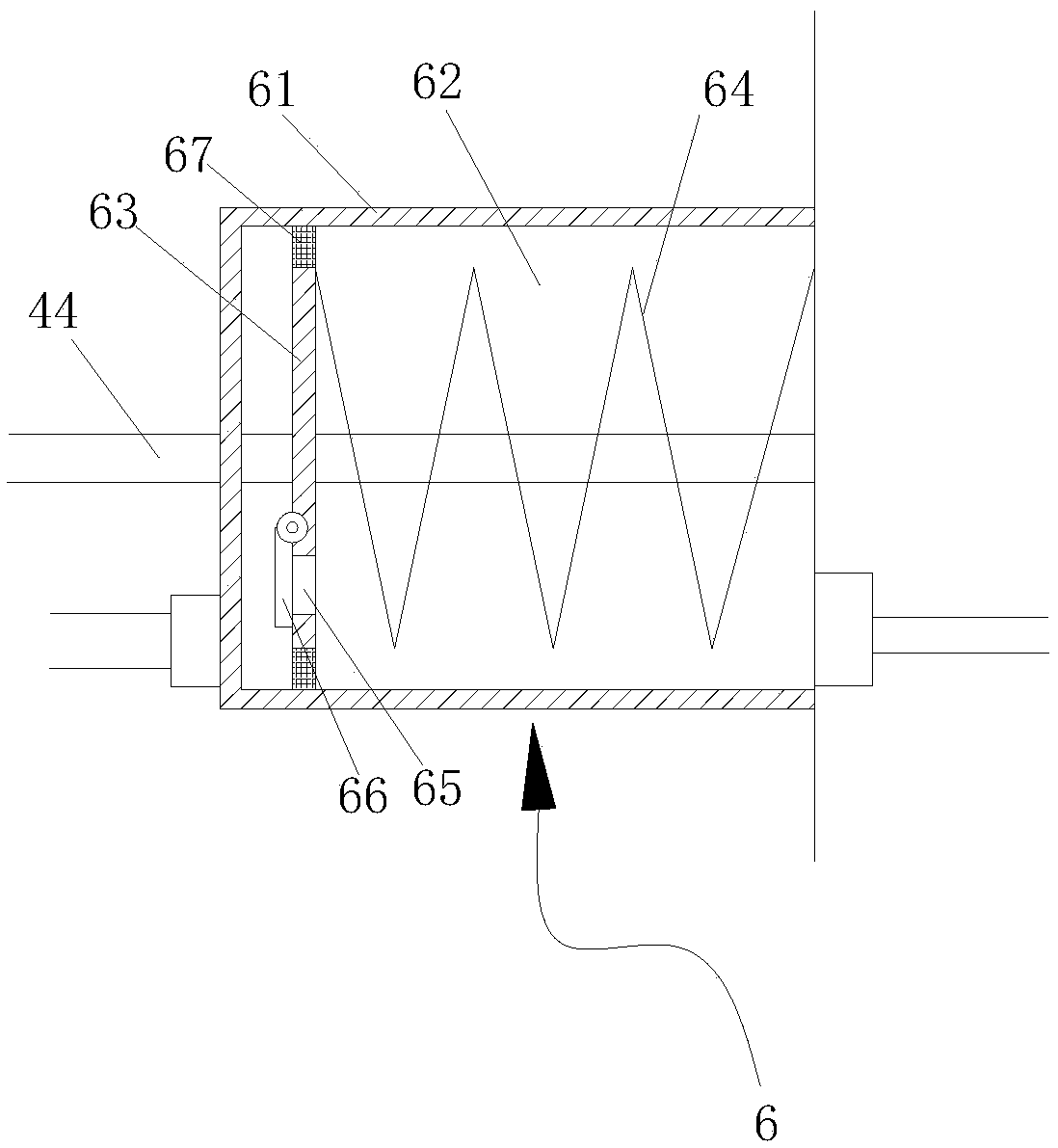 Die cooling structure capable of reducing warpage deformation