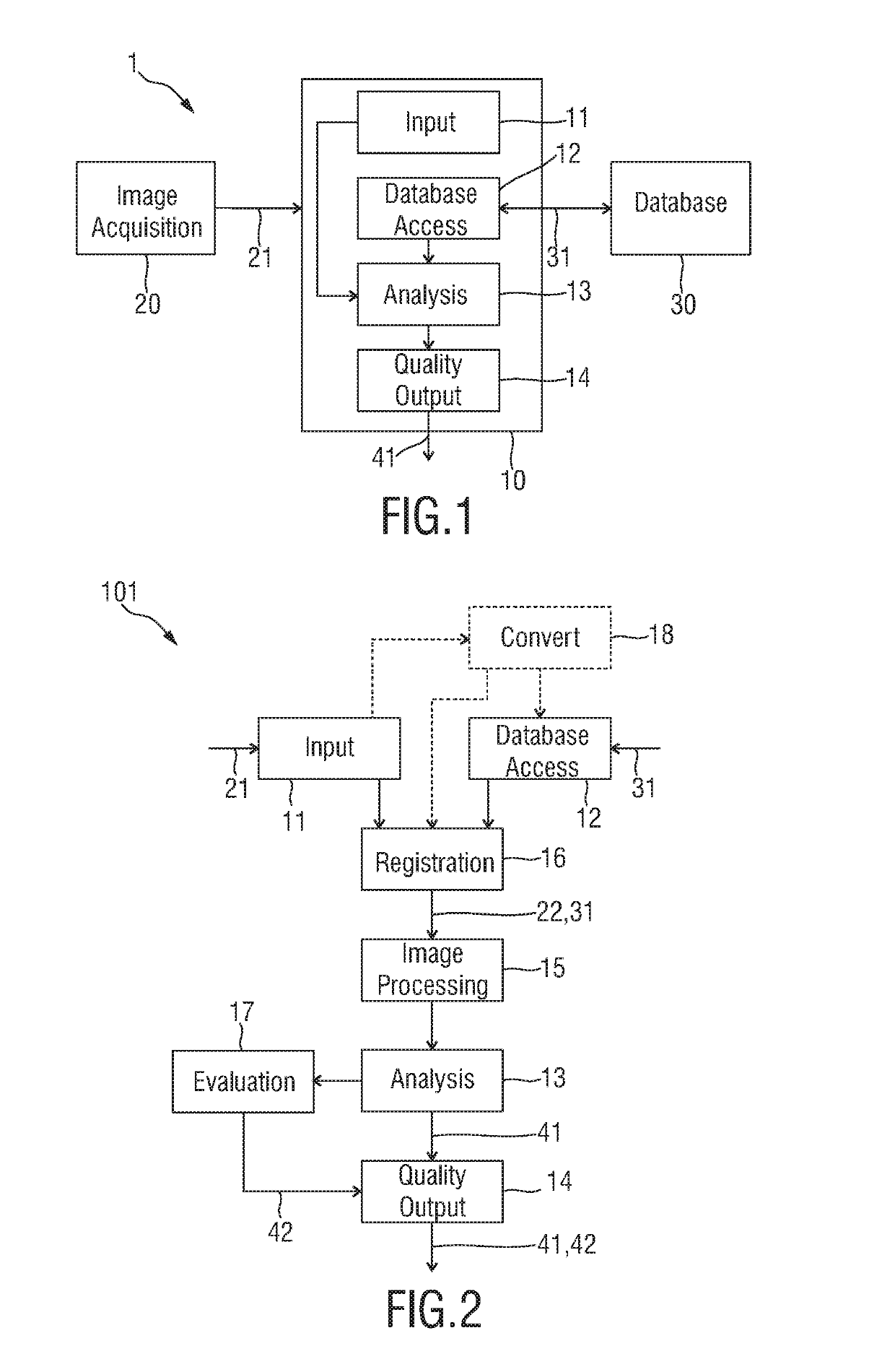 Device, system and method for quality assessment of medical images