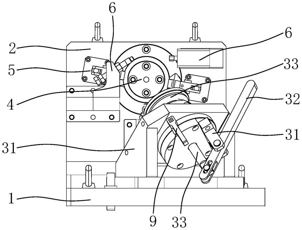 Positioning clamp for bent pipe machining