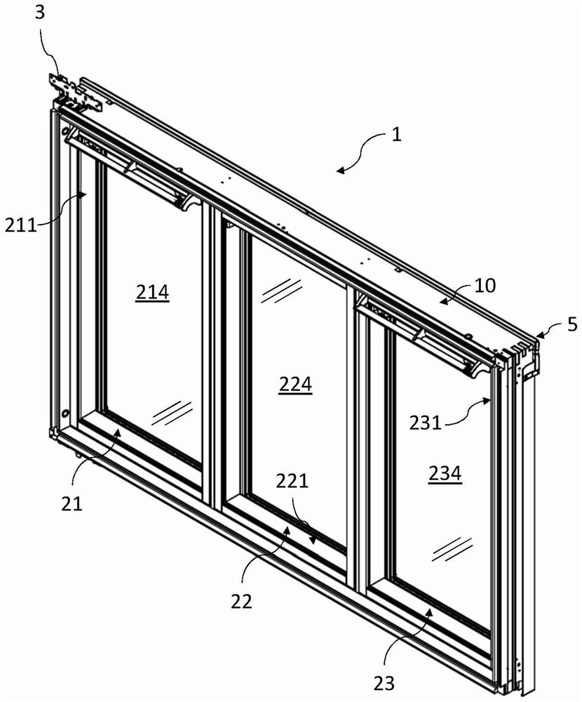 Roof window arrangement comprising plurality of sash structures and common frame and comprising cover assembly and method of manufacturing such roof window arrangement