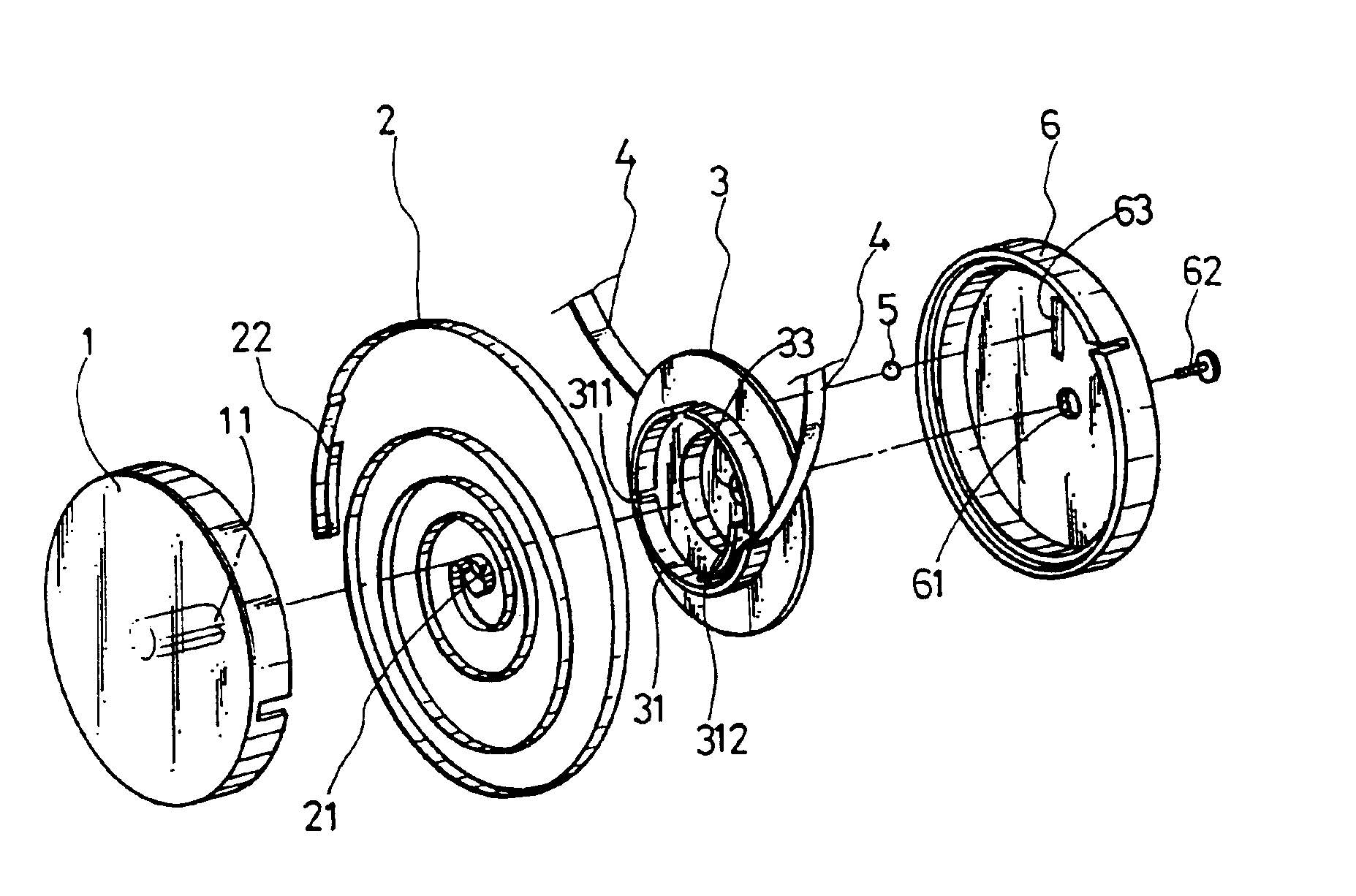 Multi-stages retractable coiling cord device