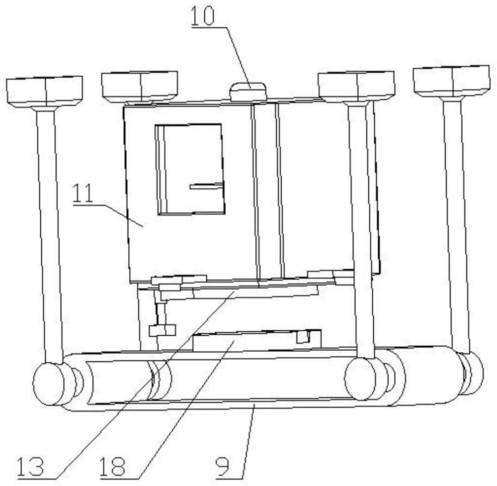 Transplantable soil sample conveying rough machining drying machine system