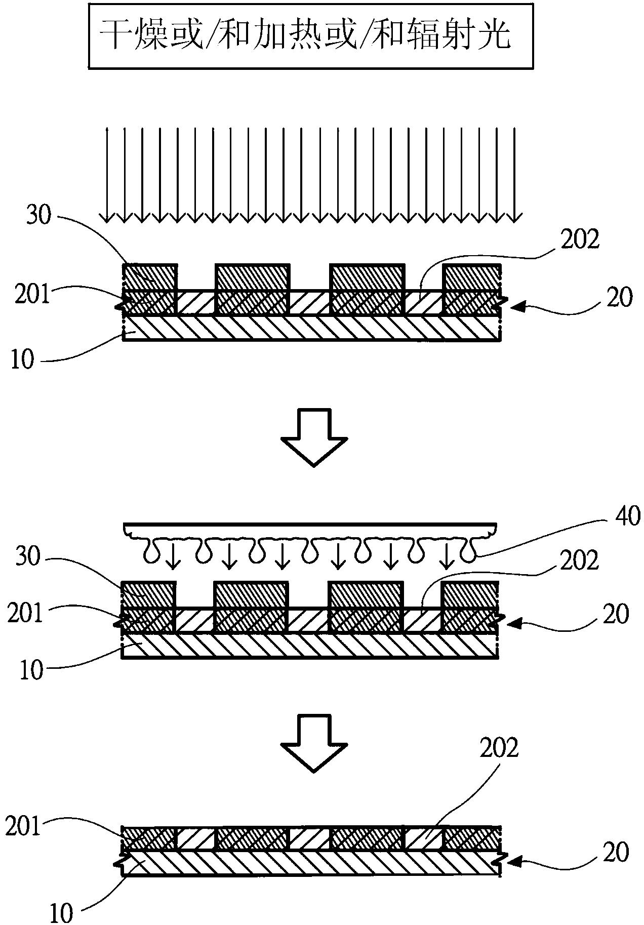 Composition Of An Aqueous Etchant Containing A Precursor Of Oxidant And Patterning Method For Conductive Circuit