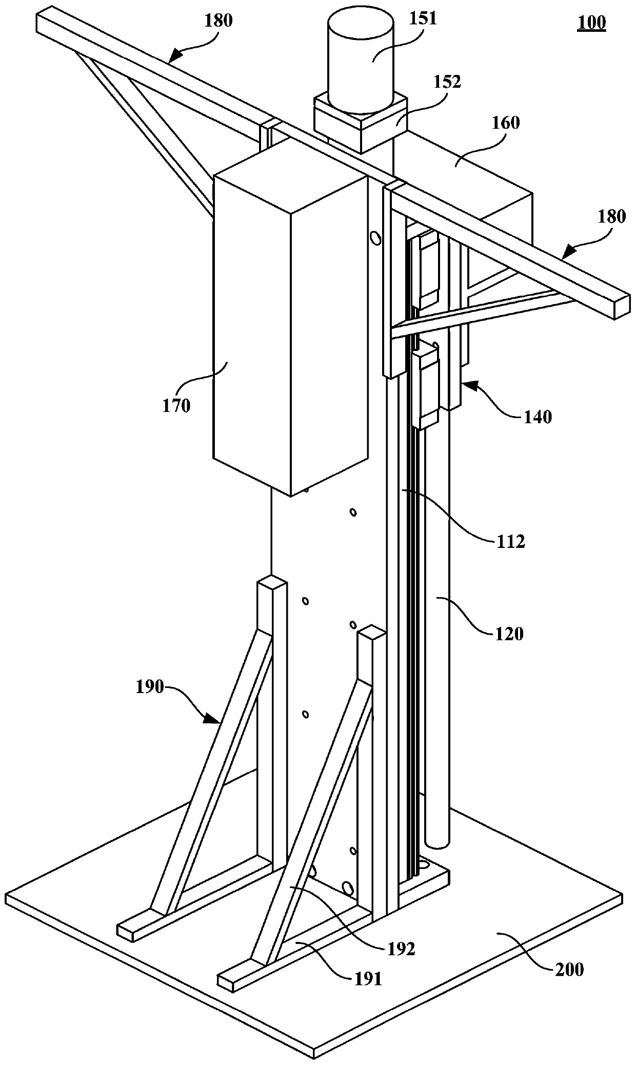 Measuring device used for measuring hardness of ice-shaped snow surface