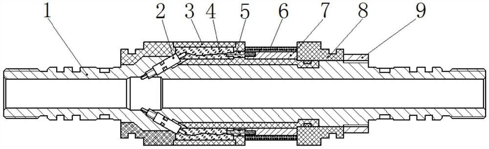 Non-polarized receiving electrode structure