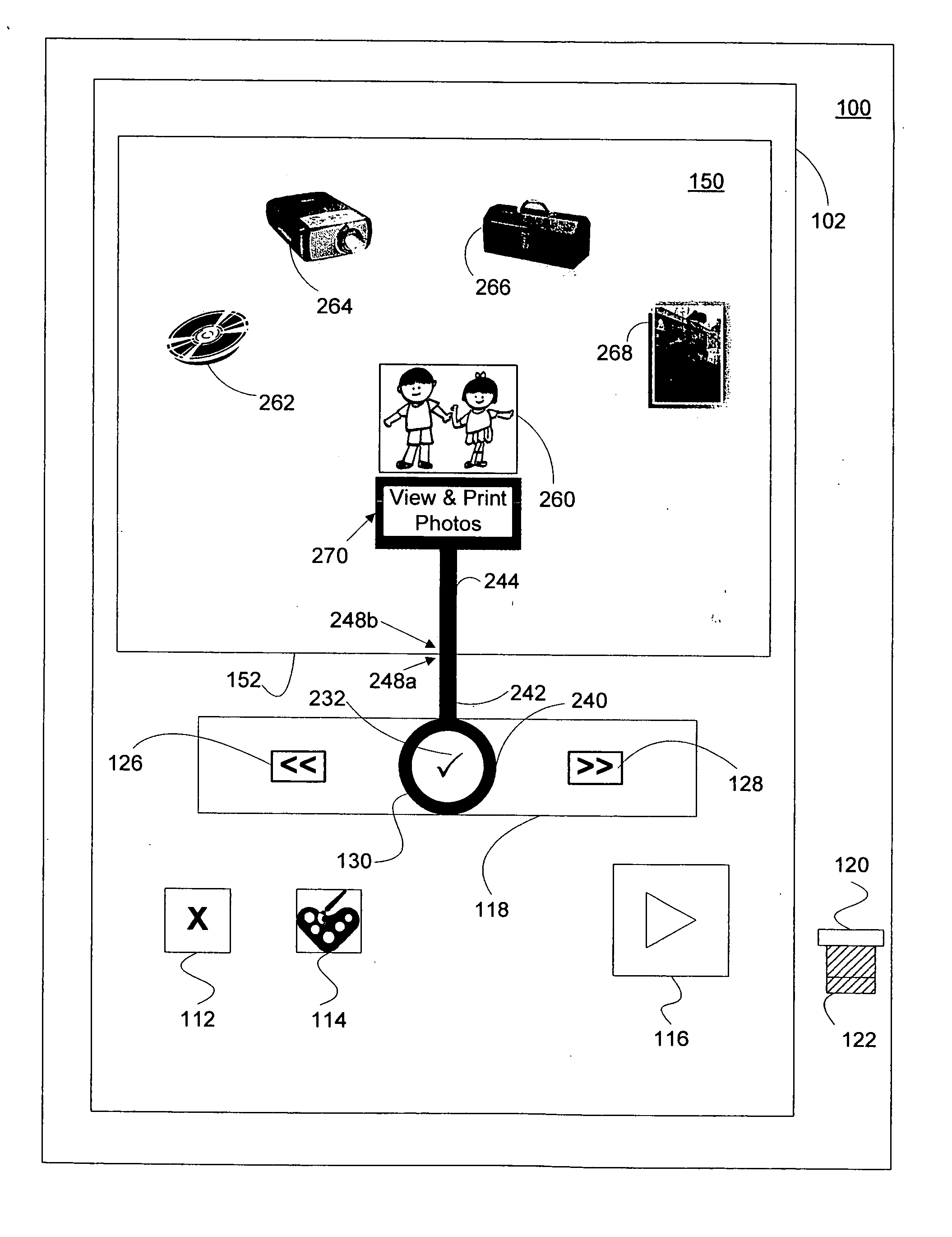Control panel using ray-of-light to enhance control-display relationships
