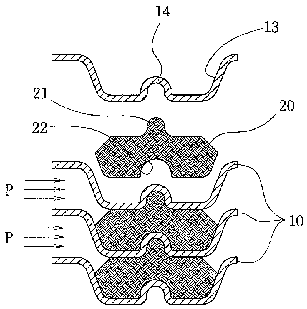 Coupling structure of heat transfer plate and gasket of plate type heat exchanger