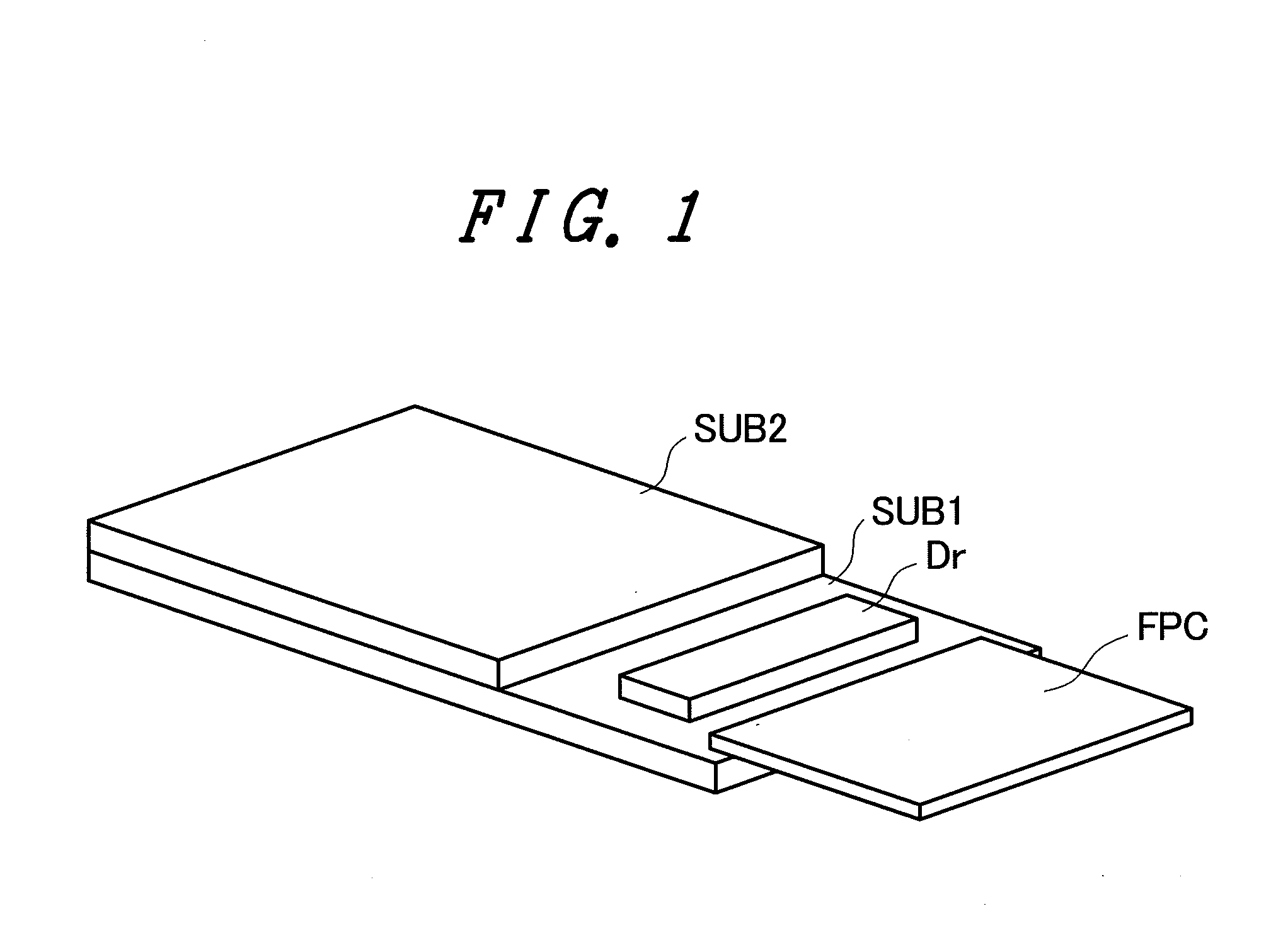 Liquid crystal dispaly device with touch screen