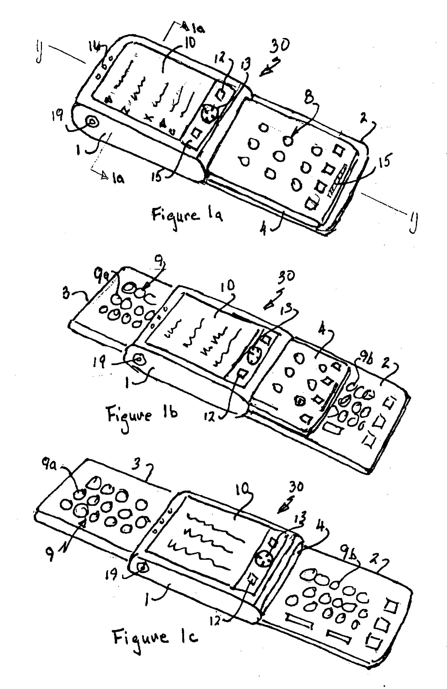 Multi-function electronic device with nested sliding panels