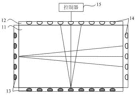 Method and device for storing position and shape information of touch point in infrared touch screen