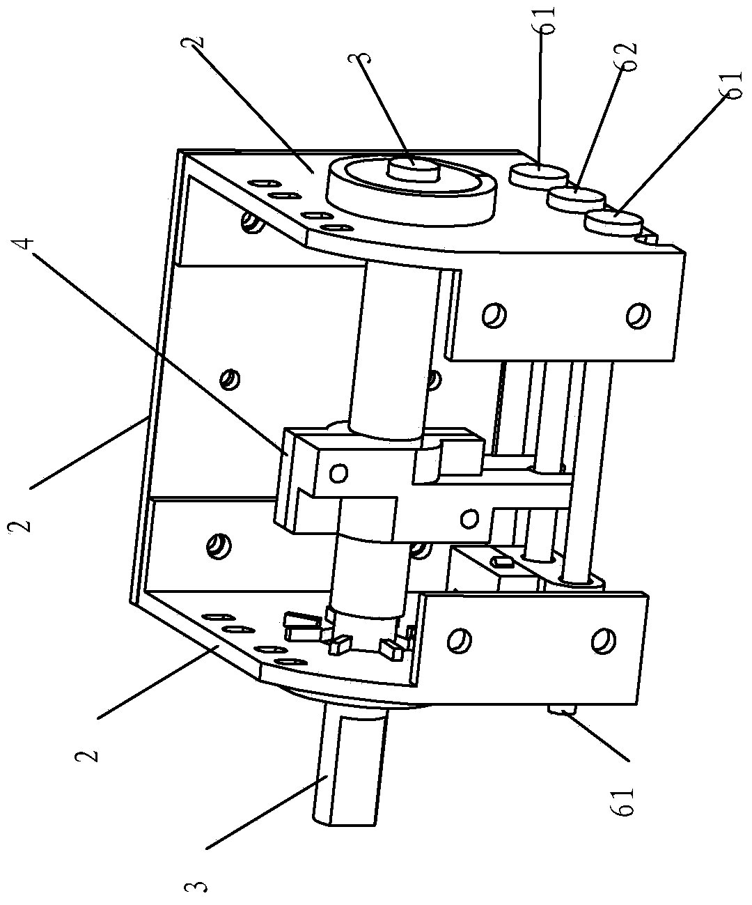 Electric winding device with replaceable platen