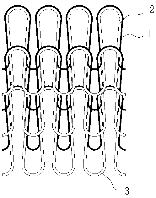 Printing double-resistant double-sided fabric and production method thereof