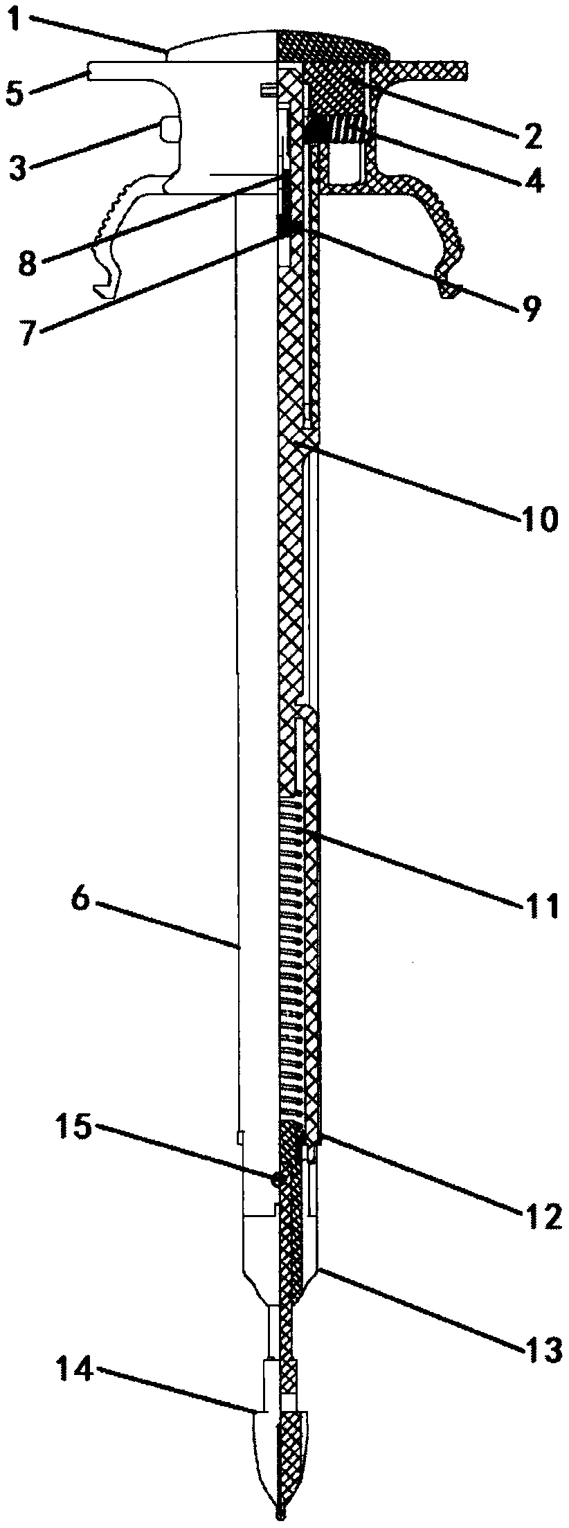 Laparoscopic puncture stapler